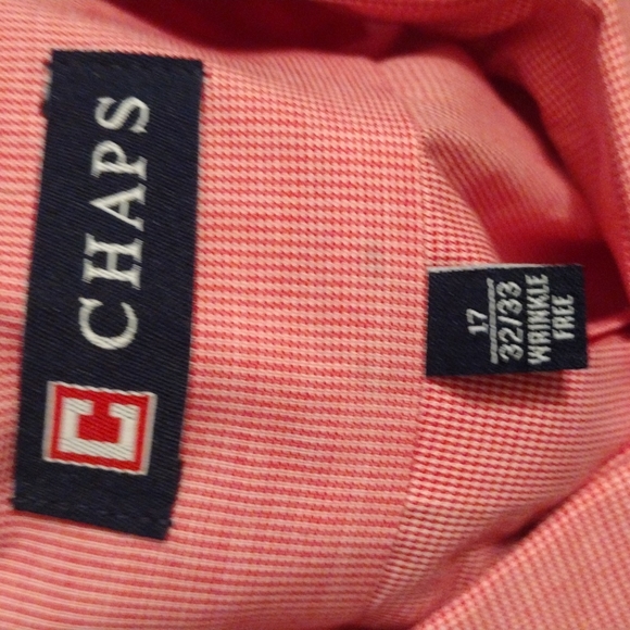 Chaps pink gingham print button down shirt - Picture 6 of 6